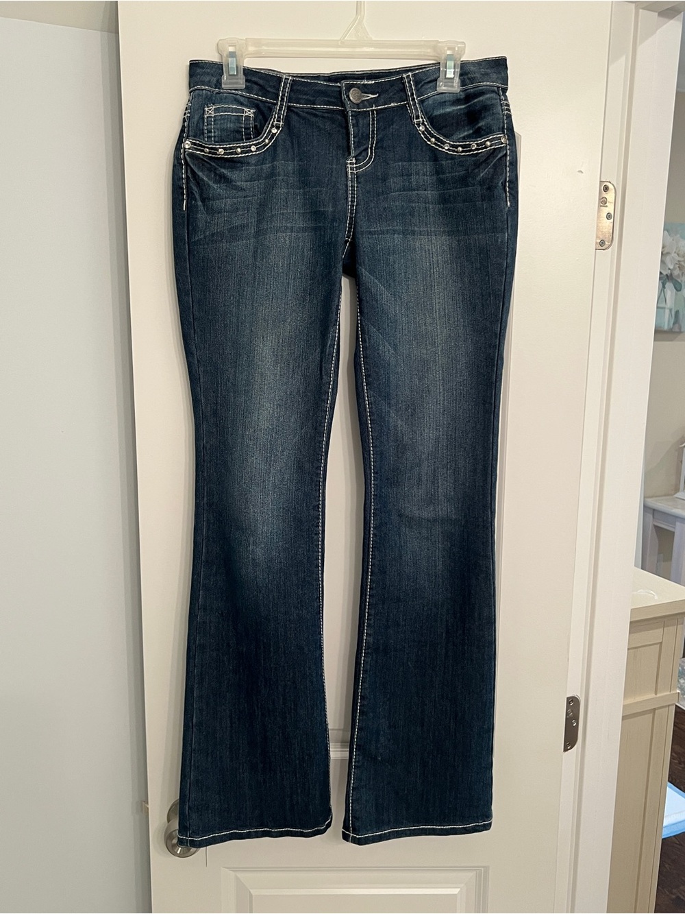 Earl Jean Vintage Blue Dark Wash Women’s Bootcut Jeans Size 5